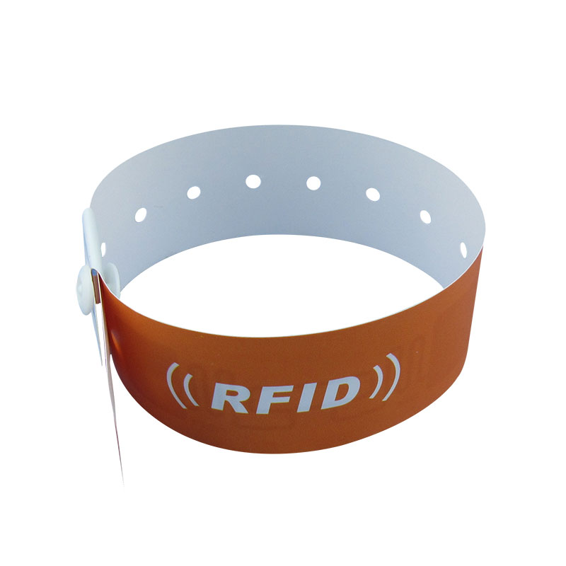 ऍथलेटिक स्पोर्ट्स मीटिंगसाठी RFID डिस्पोजेबल पेपर स्पोर्ट्स ब्रेसलेट रिस्टबँड्स एकदा वापरा