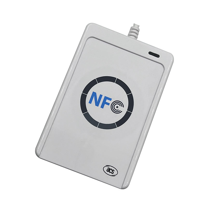 पोर्टेबल ACR122U 13.56Mhz ISO14443 USB पोर्ट NFC चिप रीडर लेखक स्मार्ट कार्ड रीडर